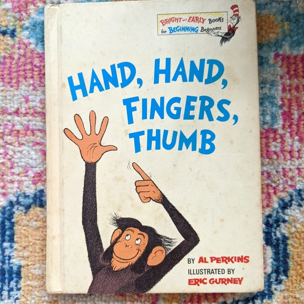Hand, Hand, Fingers, Thumb (Bright & Early Books) - Hardcover Original Vintage